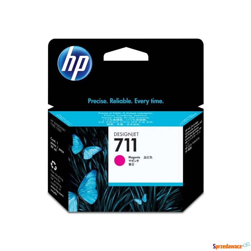 HP oryginalny tusz 711 magenta