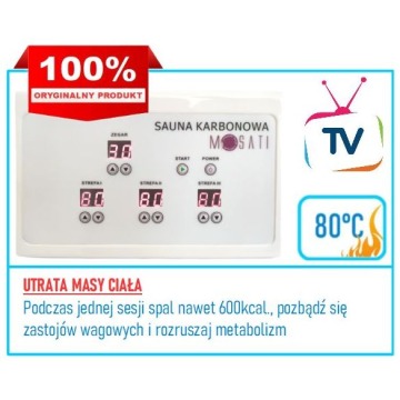 sauna KARBONOWA 80C mosati - polskie menu + c... - Pozostałe artykuły - Katowice - zdjęcie 2