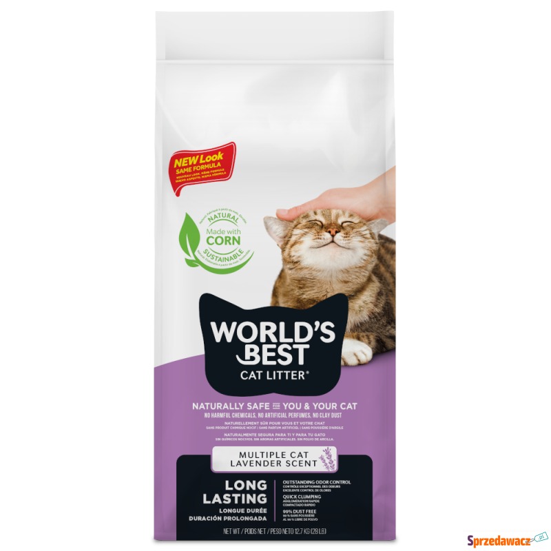 Worlds Best Cat Litter Lawendowy,...