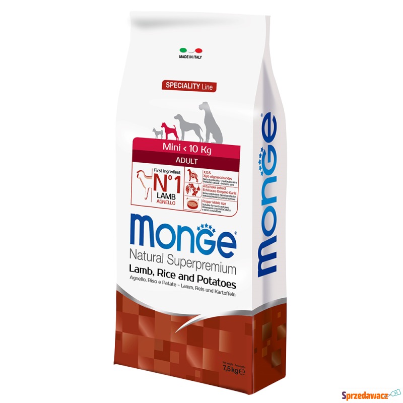 Monge Mini Adult Jagnięcina, Ryż...