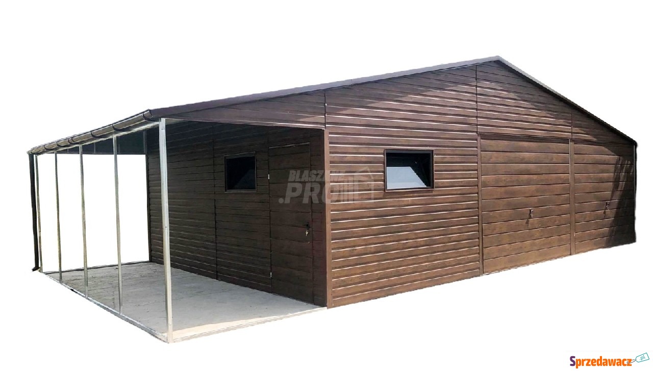 Garaż blaszany 9x6 + wiata 3x6...