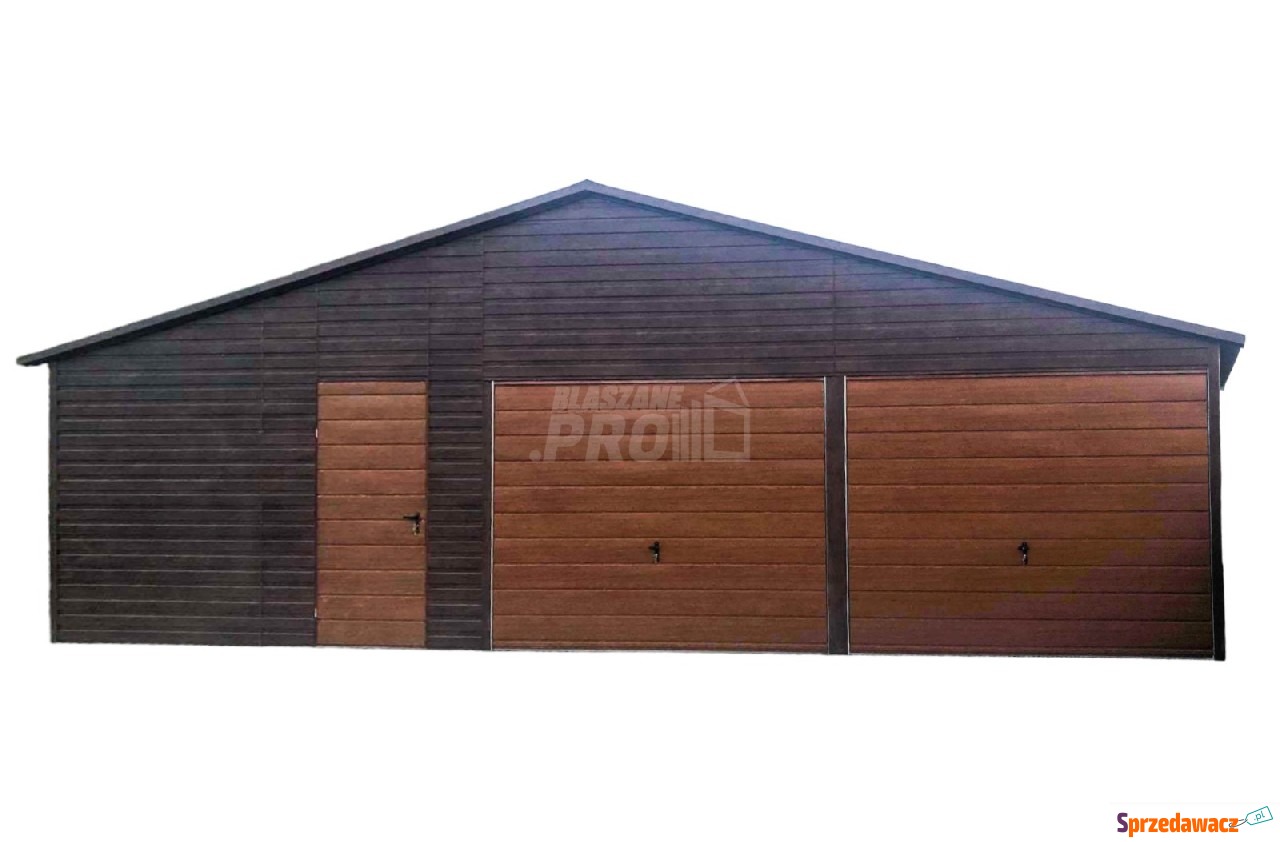 Garaż blaszany 10x5 2x Brama +...