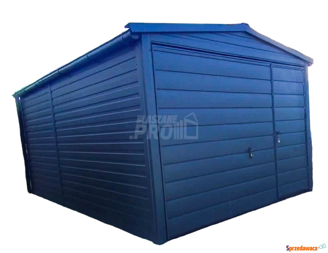 Garaż blaszany 3x5 Brama + drzwi...