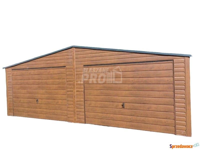 Garaż blaszany 7x5 2x Brama uc...