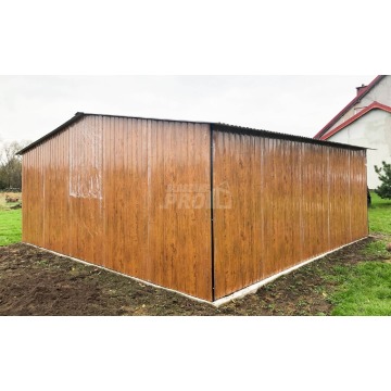 Garaż blaszany 6x6 2x Brama dwuskrzydłowa dre... - Garaże i wiaty - Zgorzelec - zdjęcie 8