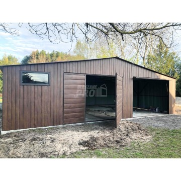 Garaż blaszany 9x6 2x Brama + Drzwi + okno dr... - Garaże i wiaty - Radom - zdjęcie 6