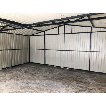 Garaż blaszany 6x6 2x Brama uchylna Czarny Dach... - Garaże i wiaty - Wrocław - zdjęcie 10