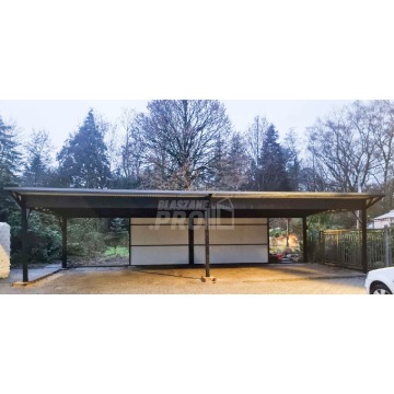 Wiata samochodowa 8x6m częściowa zabudowa + r... - Garaże i wiaty - Radom - zdjęcie 4