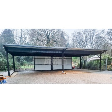 Wiata samochodowa 8x6m częściowa zabudowa + r... - Garaże i wiaty - Radom - zdjęcie 2