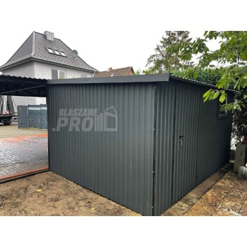Wiata samochodowa 6x5 + pomieszczenie gospodarcze... - Garaże i wiaty - Leszno - zdjęcie 2