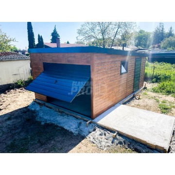 Garaż blaszany 4x6 Dach Płyta warstwowa Brama... - Garaże i wiaty - Tarnów - zdjęcie 10