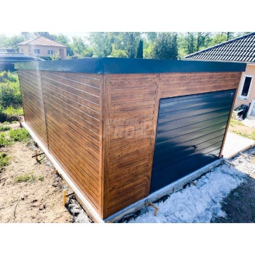 Garaż blaszany 4x6 Dach Płyta warstwowa Brama... - Garaże i wiaty - Tarnów - zdjęcie 8