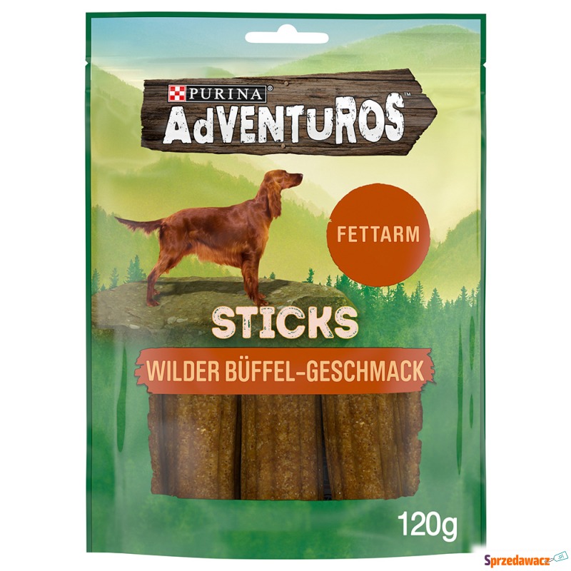 PURINA Adventuros Sticks, dziki bawół - 120 g - Przysmaki dla psów - Chorzów