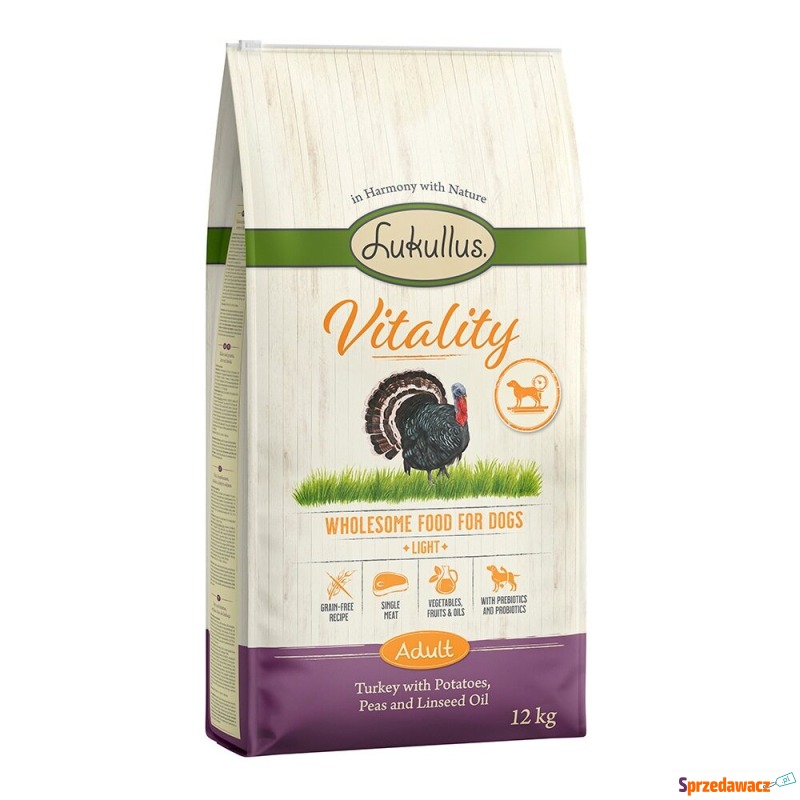 Lukullus Vitality Light (bez zbóż) - 12 kg - Karmy dla psów - Mysłowice