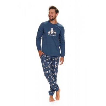 Piżama męska Doctor nap PMB 4329 deep blue plus
