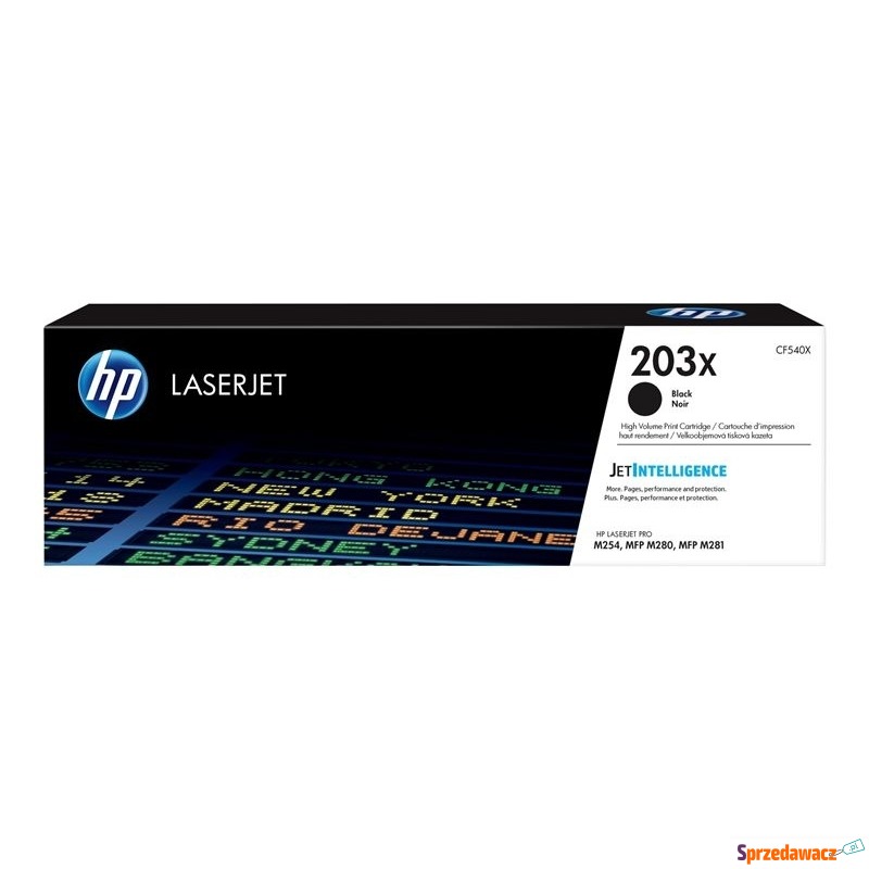 Oryginalny toner HP 203X XL czarny...