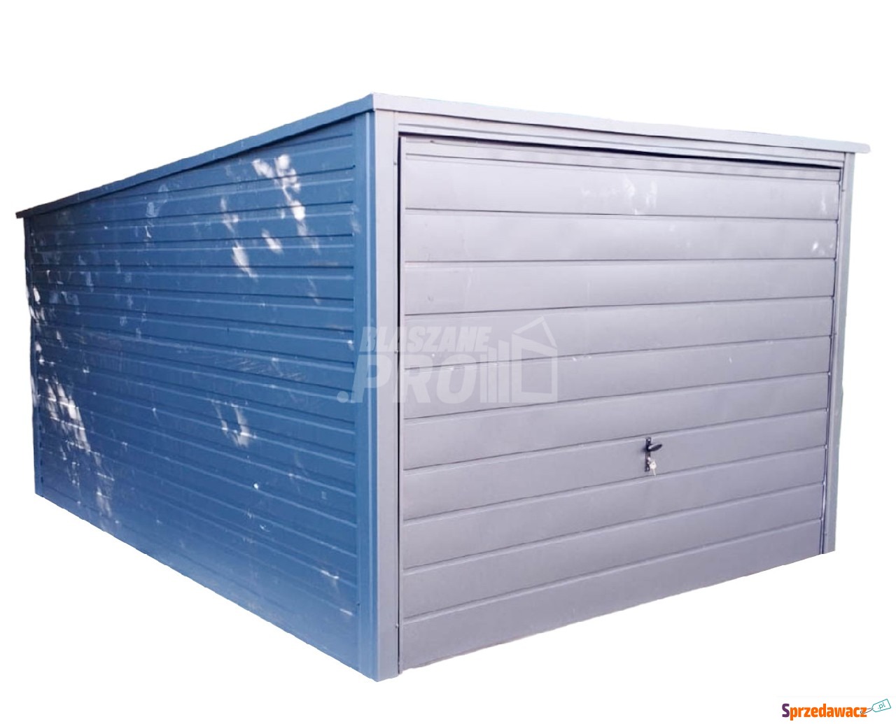 Garaż blaszany 3x4m  Brama uchylna...
