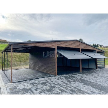 Garaż blaszany 6x6 2x wiata 3x6 2x Brama uchylna... - Garaże i wiaty - Kłodzko - zdjęcie 15