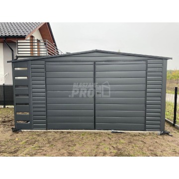 Domek Ogrodowy 4x3 wiata antracyt Brama dwusk... - Altany, domki, namioty - Brzesko - zdjęcie 8