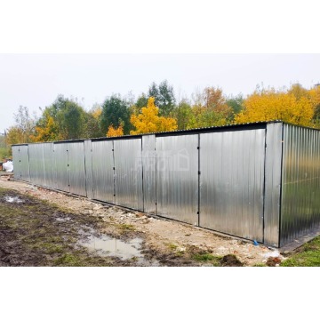 Garaż Blaszany RZĄD 17,5m x 5m - spad tył 4x... - Garaże i wiaty - Sanok - zdjęcie 5