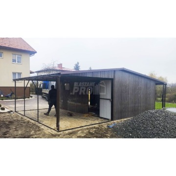 Garaż Blaszany 4x6 + 2x Wiata 4x6 1,5x6 Brama... - Garaże i wiaty - Kwidzyn - zdjęcie 4