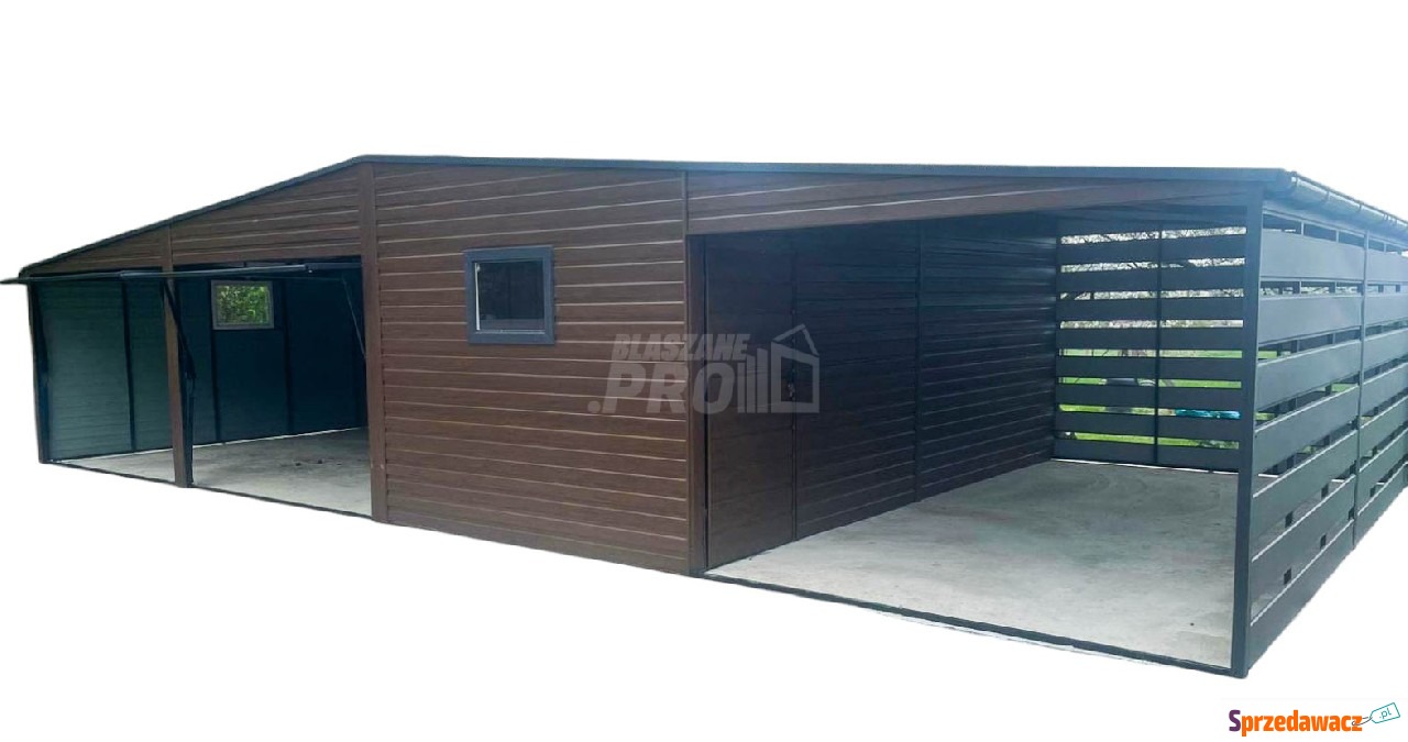 Garaż Blaszany 10x6m + wiata 4x6m...