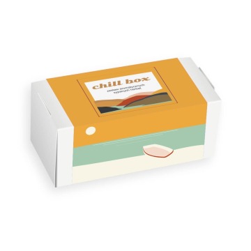 Gotowy zestaw prezentowy „CHILL BOX“ herbaty sypane PREMIUM różne smaki 20szt. prezent upominek na 3