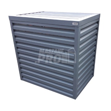 Osłona klimatyzatora - pompy ciepła 90x50x130 cm antracyt GP303