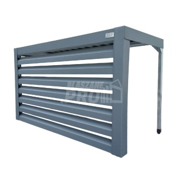 Osłona klimatyzatora pompy ciepła 110x40x90 cm antracyt GP310
