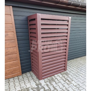 Osłona pompy ciepła 80x40x190 cm ciemny brąz GP318 - Pozostałe artykuły do... - Kraków - zdjęcie 6