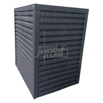 Osłona pompy ciepła 80x50x180 cm antracyt GP319