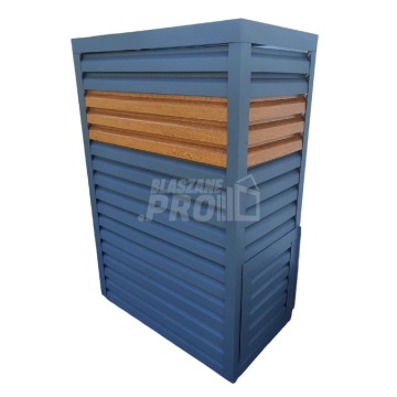 Osłona pompy ciepła 80x50x200 cm antracyt + jasny orzech GP320