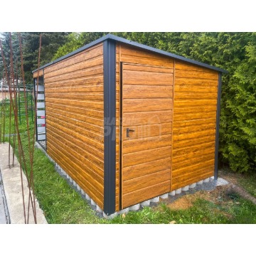Schowek Domek Ogrodowy 3x2m + Wiata 1,5m drzwi... - Altany, domki, namioty - Cieszyn - zdjęcie 4