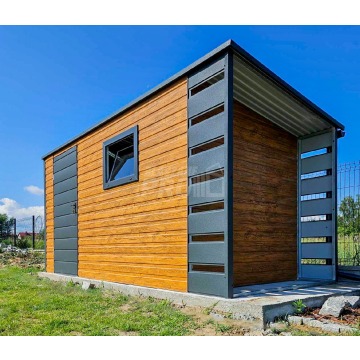 Schowek Domek Ogrodowy 4,5x2m + Wiata 0,5m Brama... - Altany, domki, namioty - Morąg - zdjęcie 5