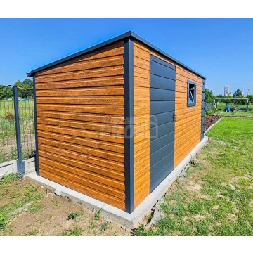 Schowek Domek Ogrodowy 4,5x2m + Wiata 0,5m Brama... - Altany, domki, namioty - Morąg - zdjęcie 4