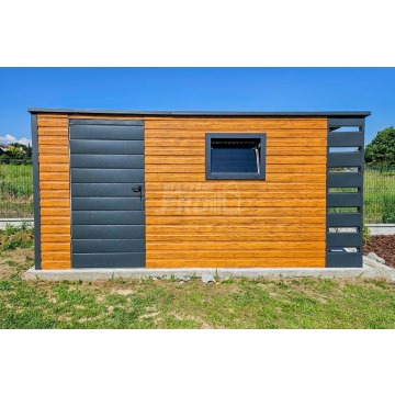 Schowek Domek Ogrodowy 4,5x2m + Wiata 0,5m Brama... - Altany, domki, namioty - Morąg - zdjęcie 6