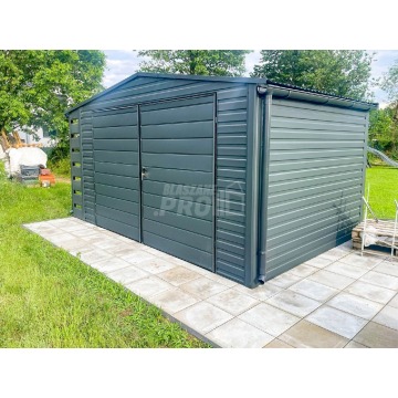 Schowek domek ogrodowy 4x2,5m + Wiata 0,5m Brama... - Altany, domki, namioty - Dobre Miasto - zdjęcie 6