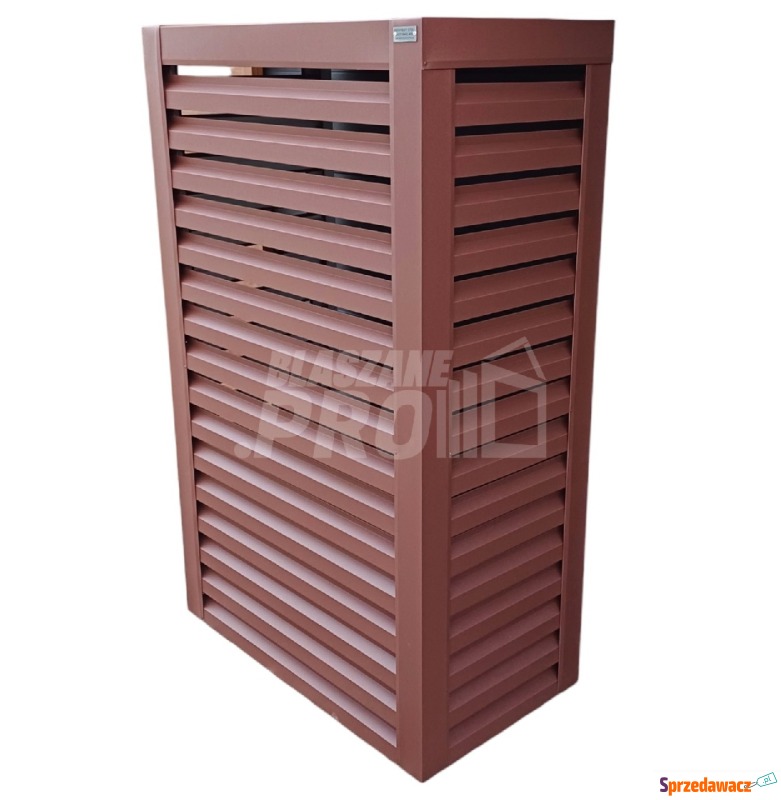 Osłona pompy ciepła 80x40x190 cm ciemny brąz GP318 - Pozostałe artykuły do... - Kraków