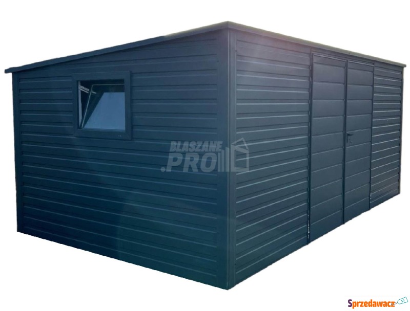 Domek Ogrodowy Schowek 5,5 x 3 brama dwuskrzy... - Altany, domki, namioty - Sopot