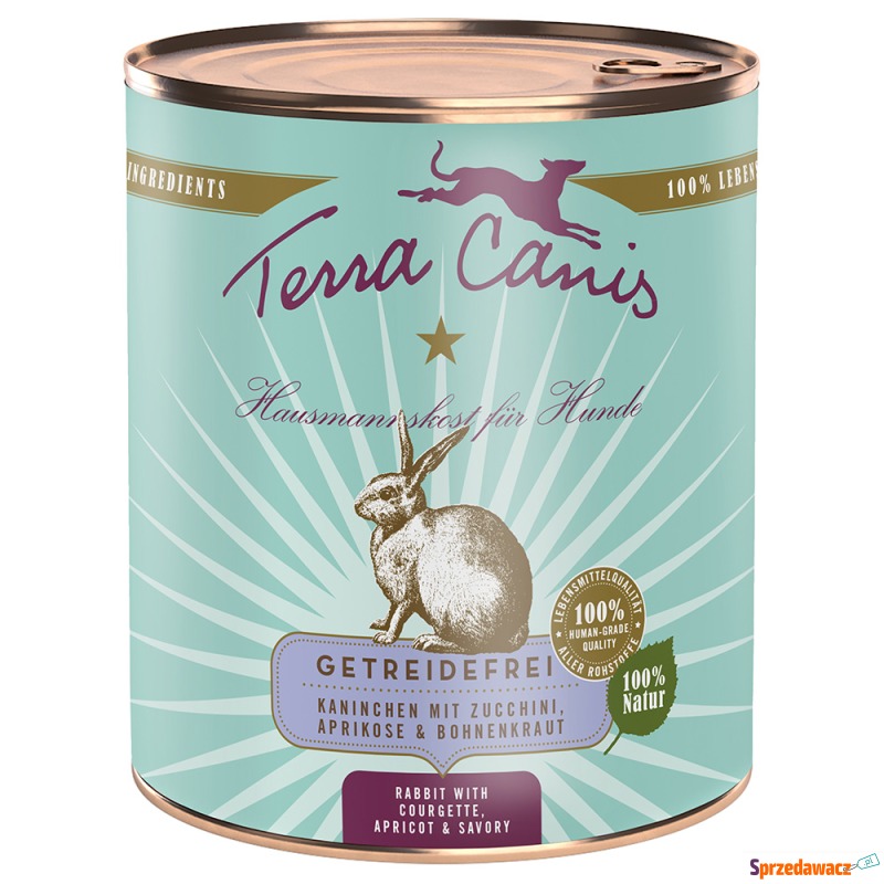 Terra Canis bez zbóż, 6 x 800 g - Królik z cu... - Karmy dla psów - Białystok