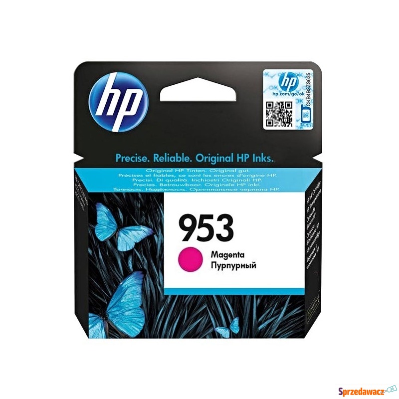 Oryginalny tusz HP 953 purpurowy...