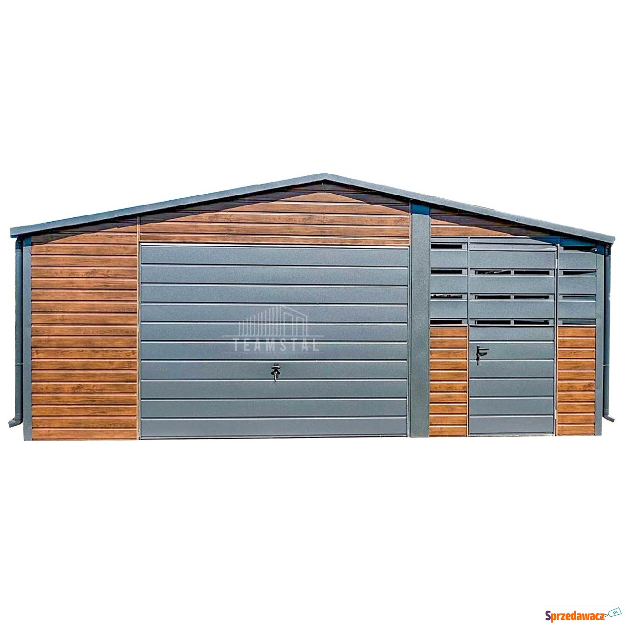 Garaz Blaszany 4,5x6m + Wiata 2m...