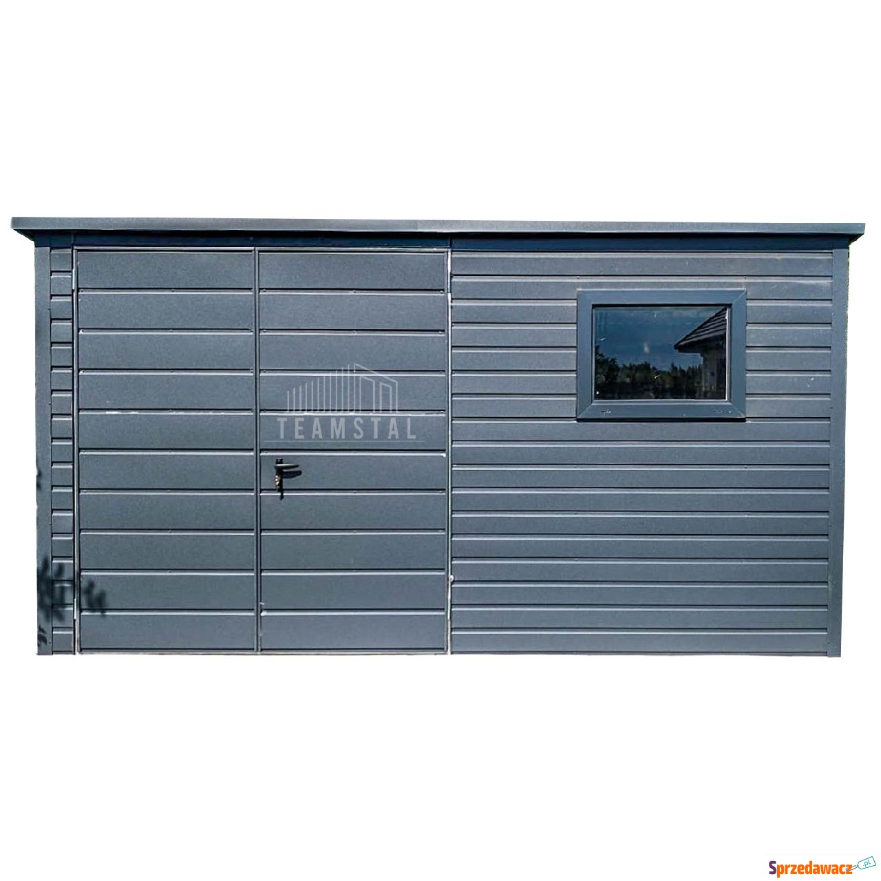Schowek Domek Ogrodowy 4x2,5m Brama...