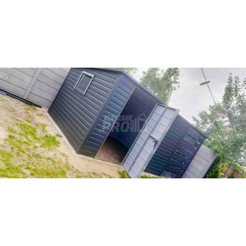 Schowek Domek Ogrodowy 4x2,5 + Wiata 1,5m 2x Drzwi... - Altany, domki, namioty - Siedlce - zdjęcie 2