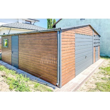 Garaz Blaszany 4,5x6m + Wiata 2m 2x Drzwi Okno... - Garaże i wiaty - Słupsk - zdjęcie 6