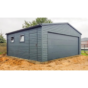Garaż blaszany 6x6m Brama segmentowa drzwi 2x... - Garaże i wiaty - Legnica - zdjęcie 2