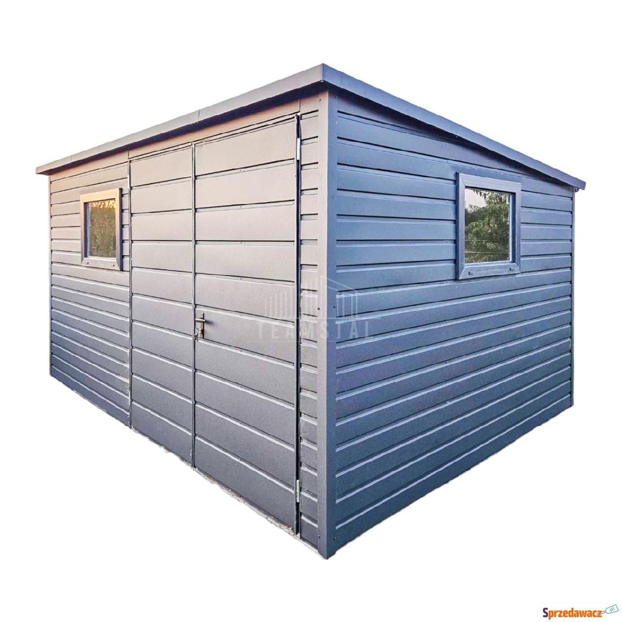 Schowek domek ogrodowy 4x3m brama...