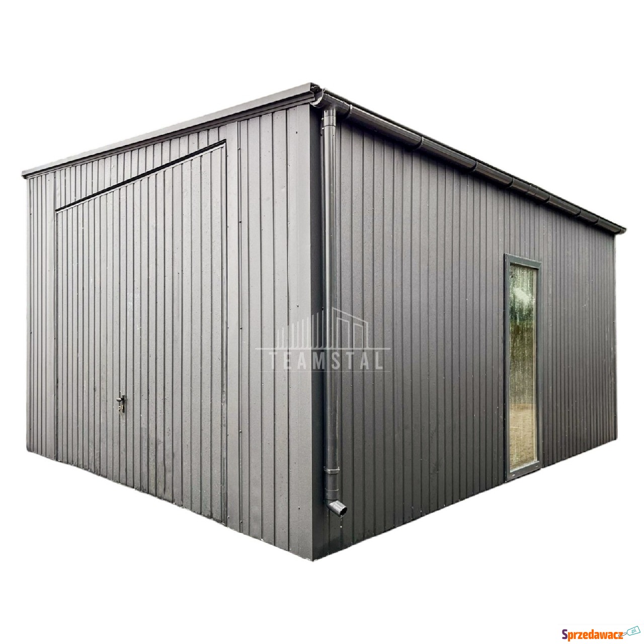 Garaż Blaszany 5x6m Brama dwus...