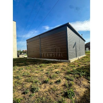 Garaż Blaszany 6x6m 2x Brama Uchylna Drzwi Okno... - Garaże i wiaty - Bełchatów - zdjęcie 6
