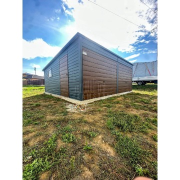 Garaż Blaszany 6x6m 2x Brama Uchylna Drzwi Okno... - Garaże i wiaty - Bełchatów - zdjęcie 7